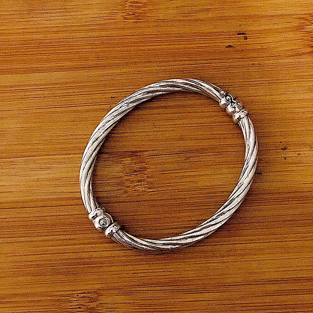 $116  Estate Bracelet Sterling Silver  Marked CI 925 THAILAND - Picture 3 of 8